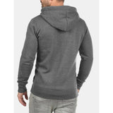 Men's Casual Solid Color Button Hooded Sweatshirt 42620421Y