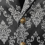 Mens Vintage Pattern Notch Lapel Slim Single Breasted Suit Vest 19850198Z