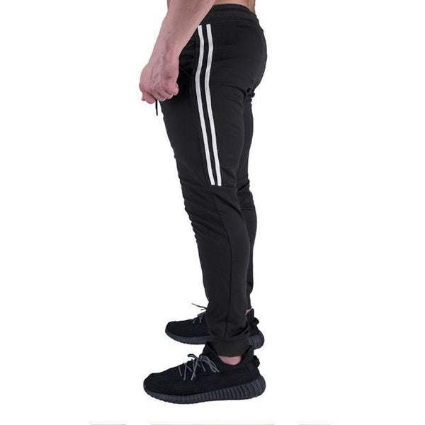 Men's Color Block Drawstring Elastic Waist Fitness Sports Pants 49602226Z