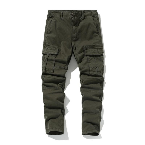 Men's Casual Outdoor Multi-pocket Straight Tactical Cargo Pants 08429616M