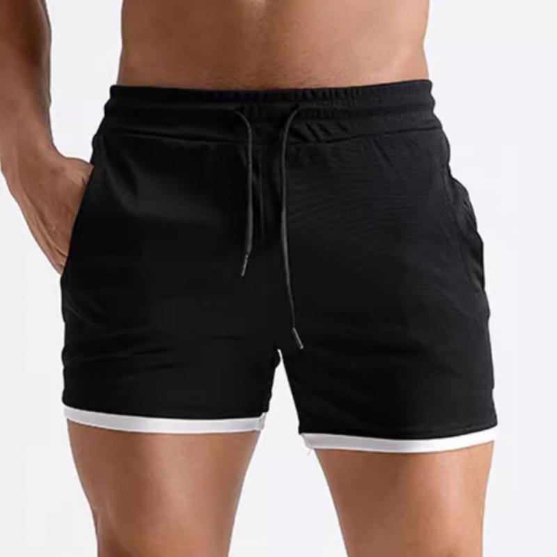 Men's Casual Breathable Elastic Waist Loose Sports Shorts 01049655M