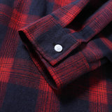 Men's Casual Plaid Long-Sleeved Shirt 14575054Y