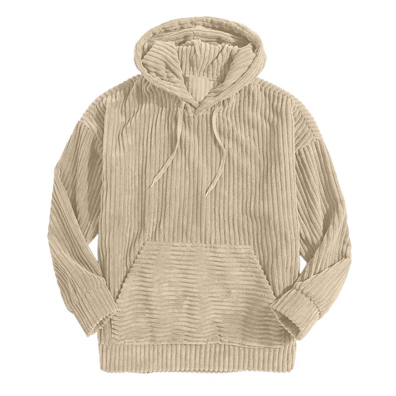 Men's Thickened Corduroy Hoodie 95234895U