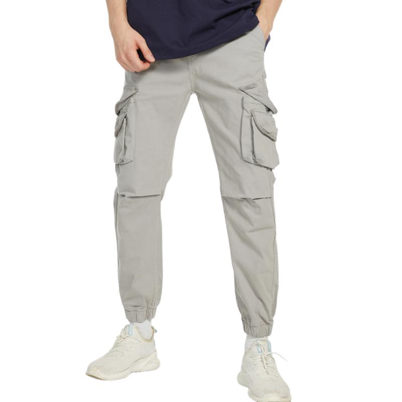 Men's Casual Multi-Pocket Cargo Pants 22930510Y