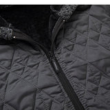 Men's Retro Classic Casual Plus Velvet Hooded Zipper Knitted Jacket 20152645K