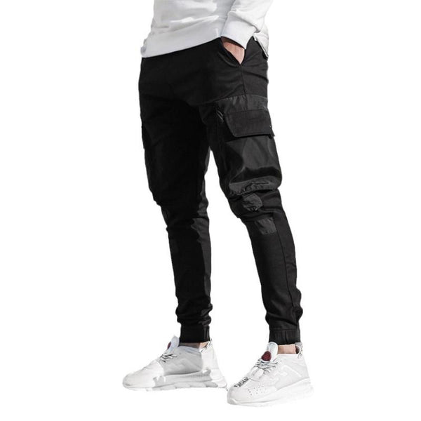 Men's Color Block Multi-pocket Cargo Pants 06335128Z
