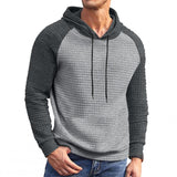 Men's Colorblock Raglan Long Sleeve Hoodie 74653611Z