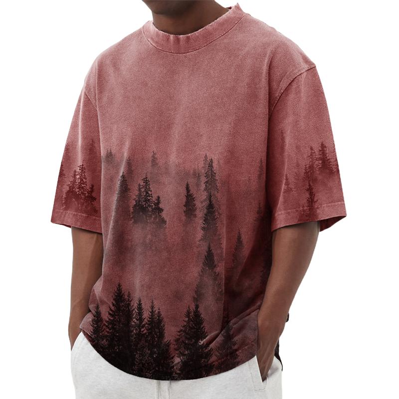 Men's Casual All-match Loose Short-sleeved Round Neck T-shirt 60865190X