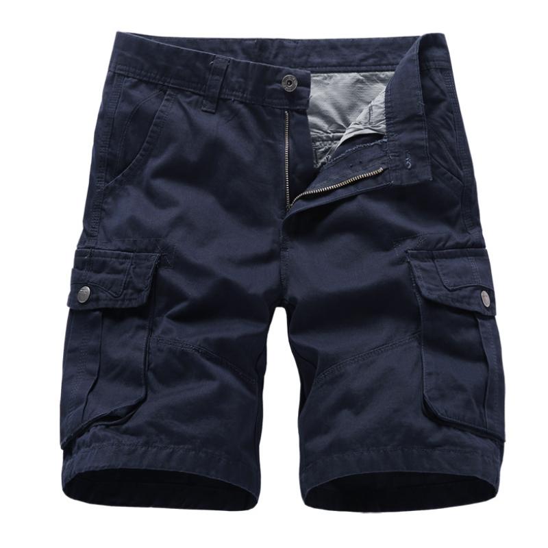 Men's Casual Outdoor Cotton Multi-Pocket Cargo Shorts  11714799M