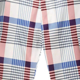 Men's Casual Plaid Print Skinny Pants 46722050Y