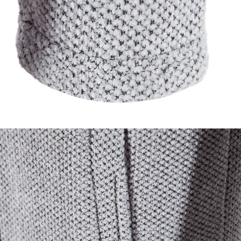 Men's Classic Mid-Length Plush Hooded Knitted Cardigan 29454294K