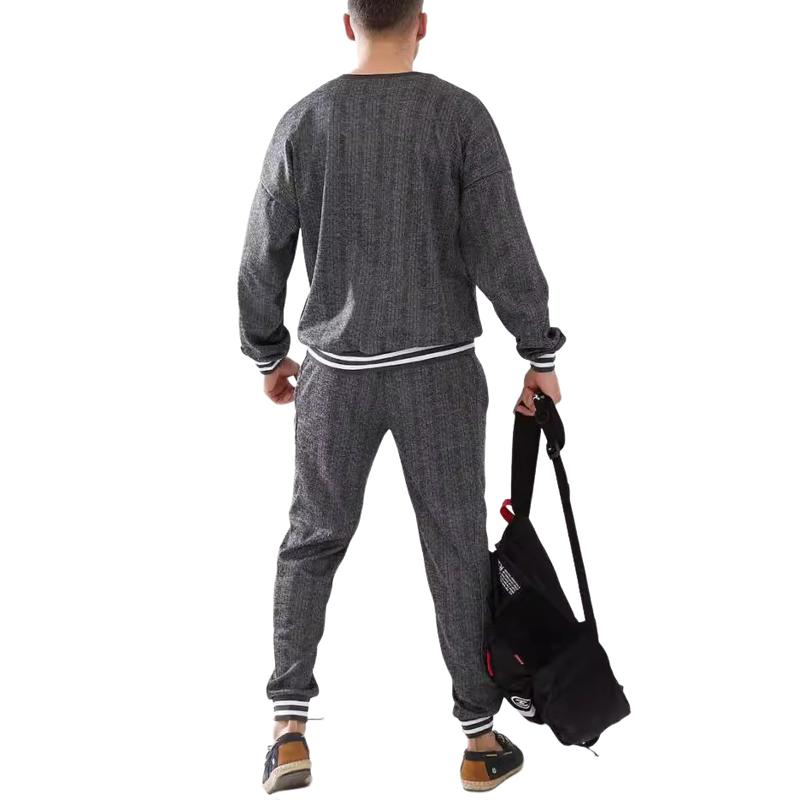 Men's Casual Furniture Sweatshirt and Sweatpants Two-piece Set 06315431F