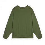 Men's Solid Color Textured Round Neck Long Sleeve T-shirt 55679694Z