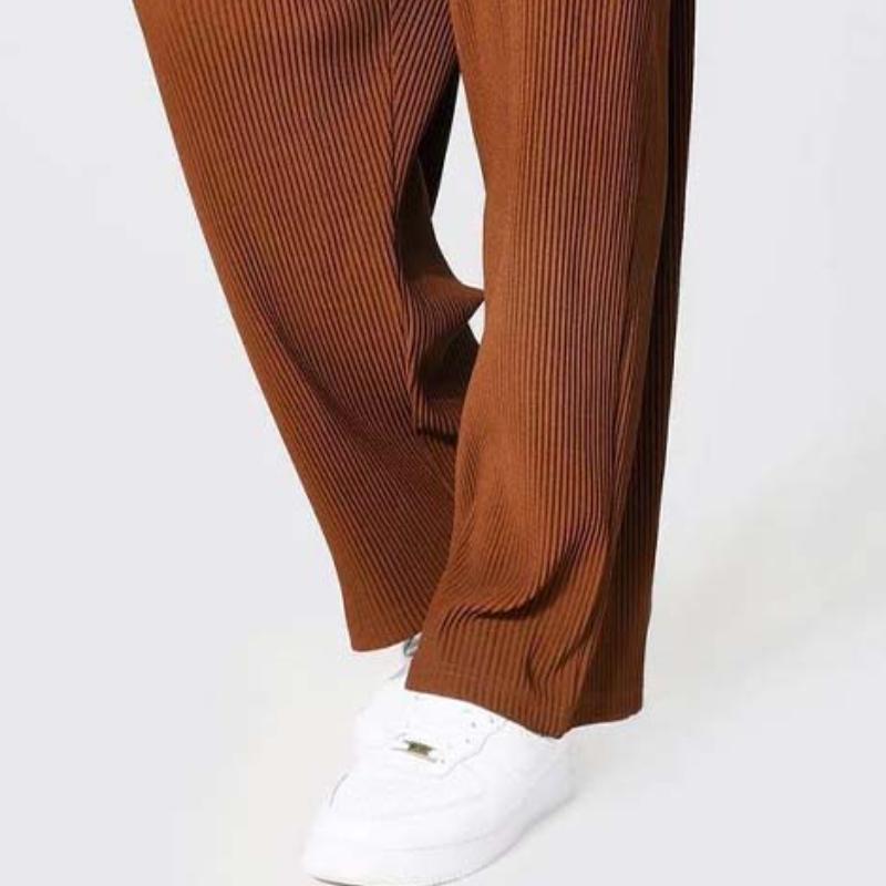 Men's Classic Retro Fashion Elastic Waist Corduroy Casual Pants 27231968K