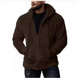 Men's Retro Casual Warm Hoodie　58167191F