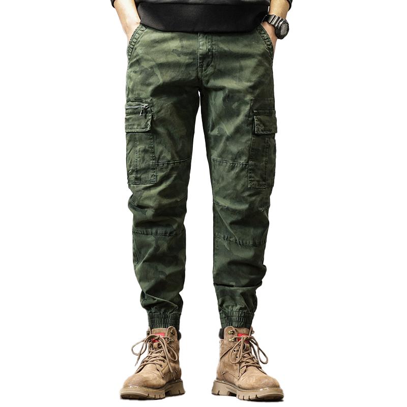 Men's Camo Multi-Pocket Casual Cargo Pants 26269234Z