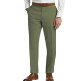 Men's Linen Classic Solid Pants 53683463X