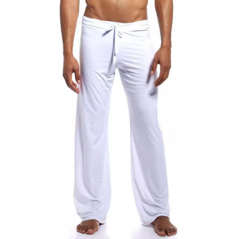 Men's Solid Color Stretch Yoga Sweatpants 61825112Z