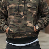 Men's Classic Retro Casual Camouflage Hoodie 54807972K