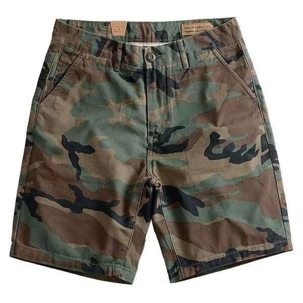 Men's Camouflage Straight Cargo Shorts 38441424Z