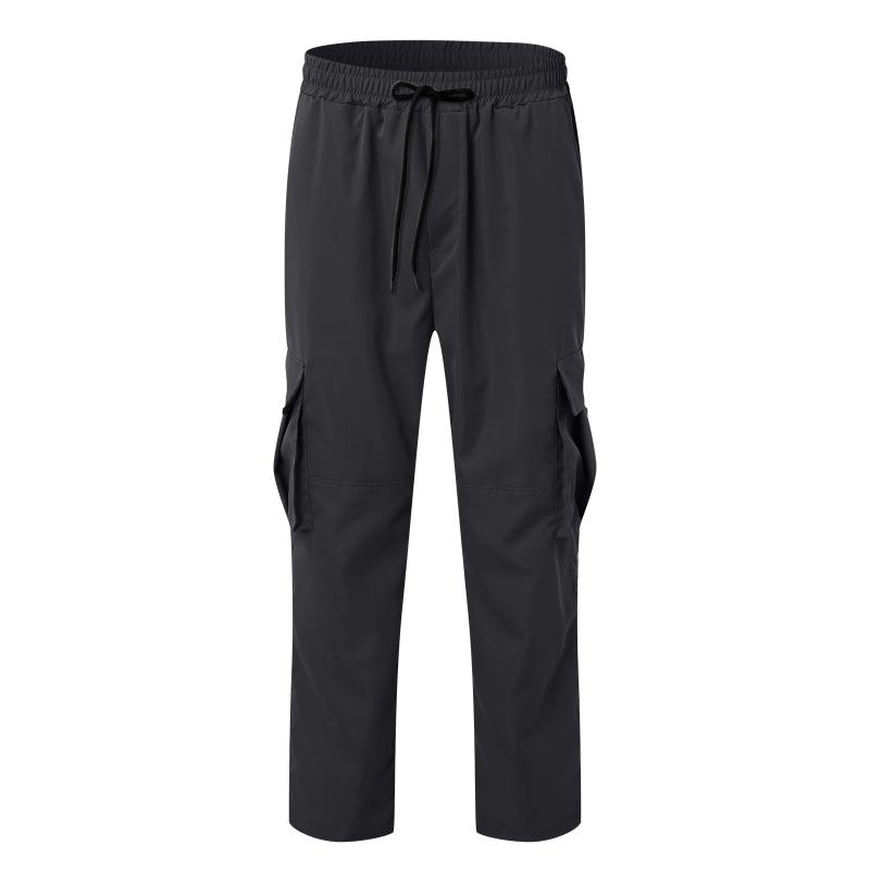 Men's Casual Cotton Blend Multi-Pocket Cargo Pants 97349116M