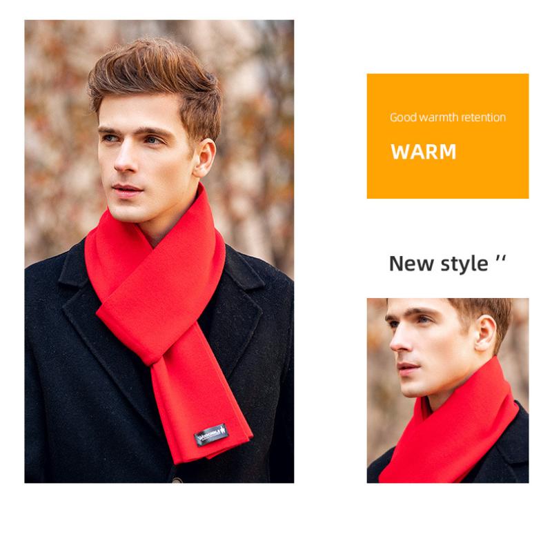 Men's Winter Warm Skin-friendly Cashmere Scarf 42438840K