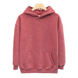 Men's Autumn and Winter Washed Cotton Hoodie 05690994U