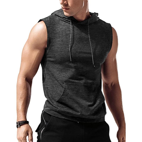 Men's Solid Color Sports Casual Sleeveless Tank Top 28032749Y