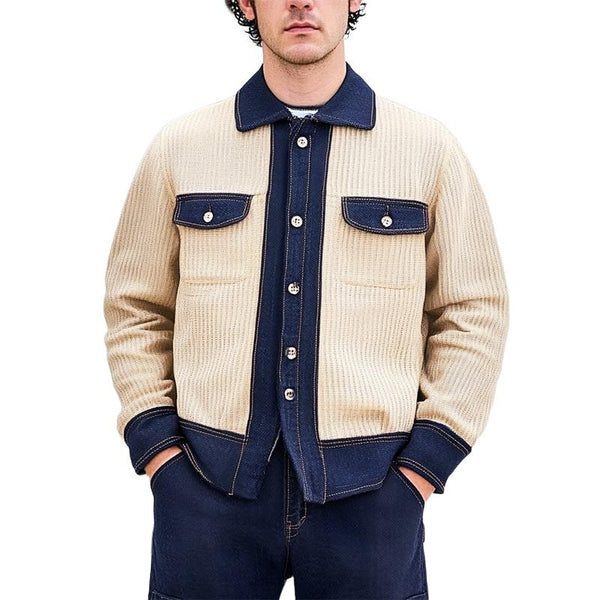 Men's Colorblock Corduroy Jacket 20850556U