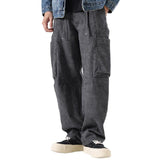 Men's Retro Loose Straight Casual Pants 12985659F