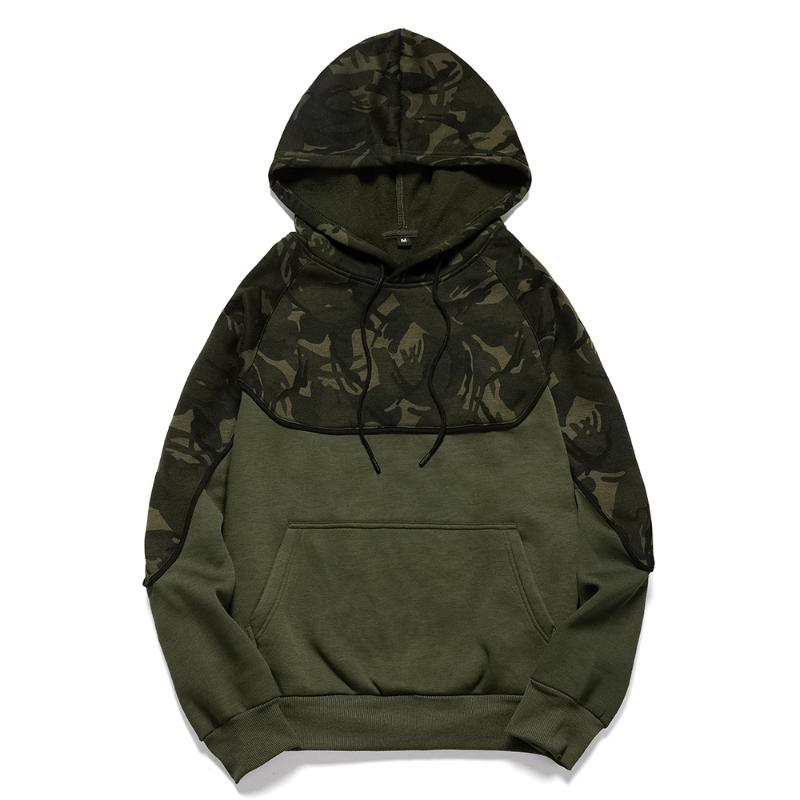 Men's Casual Sports Camouflage Hooded Sweatshirt 71453924TO