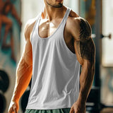 Men's Casual Solid Color Sports Tank Top 40317061TO