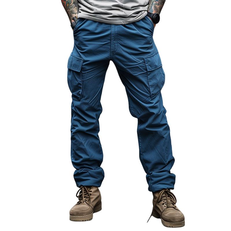 Men's Vintage Casual Lumberjack Cargo Pants 54405864TO