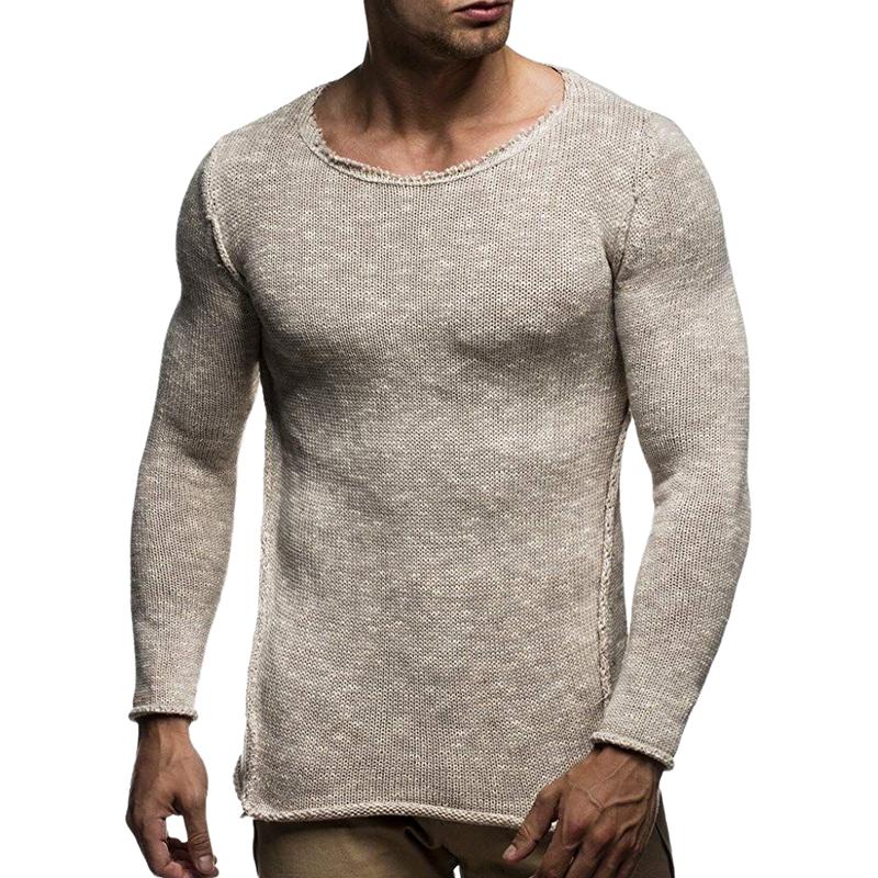 Men's Classic Crew Neck Casual Knit Sweater 94046900F