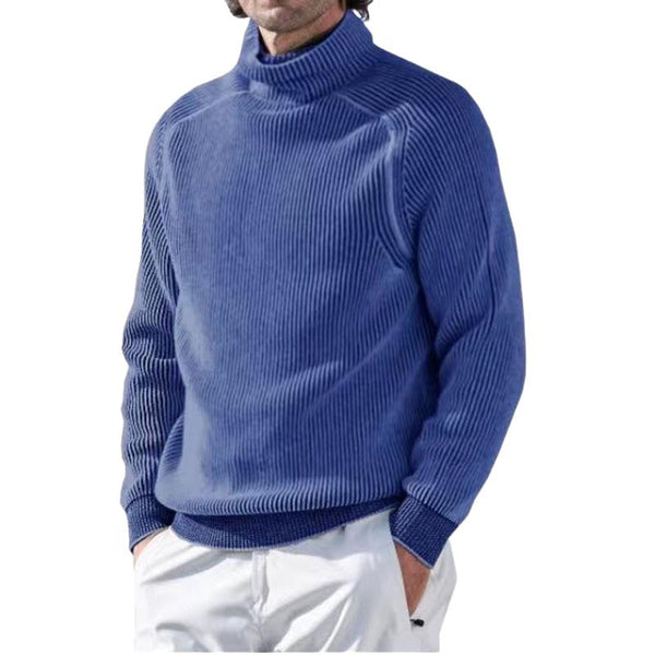 Men's Loose Turtleneck Pullover Warm Bottoming Sweater　80358204F