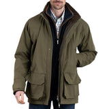 Men's Army Green Stand Collar Coat 86904671U