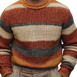 Men's Classic Striped Crew Neck Sweater 92921951F