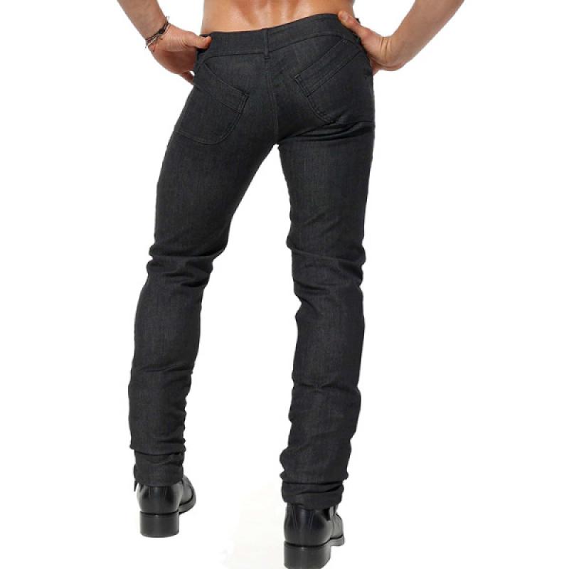 Men's Solid Lace-up Low Waist Slim Pants 23855812Z
