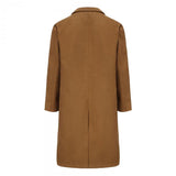 Men's Classic British StyleKnee-Length Woolen Coat 61839544K