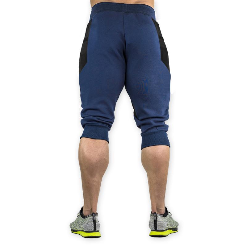 Men's Colorblock Elastic Waist Fitness Sports Shorts 47745143Z
