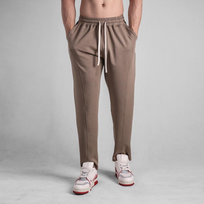 Men's Fashion Solid Elastic Waist Fitness Sports Pants 74824827Z
