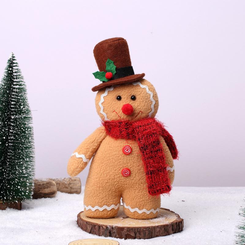 Christmas Decoration Gingerbread Man Doll European And American Toy Ornaments Wool Doll 85127305Z