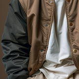 Men's Loose Retro Casual Baseball Jacket 53717593F