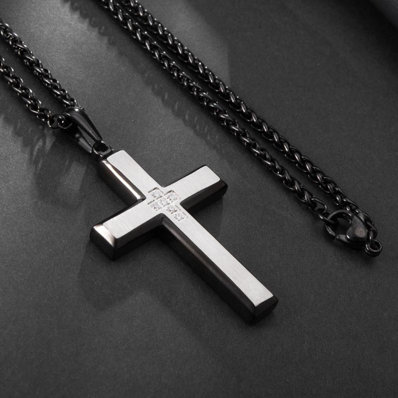 Vintage Casual Cross Necklace 70802092TO