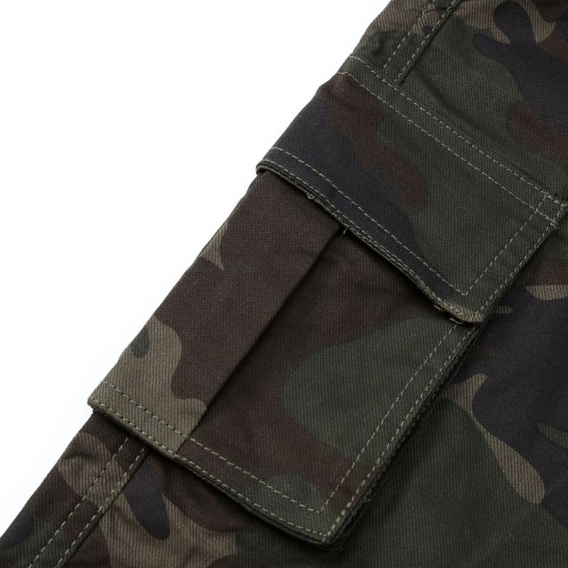 Men's Outdoor Casual Loose Multi-Pocket Camouflage Cargo Pants 67843031K