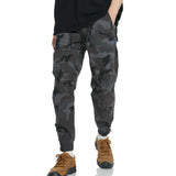 Men's Camouflage Multi-pocket Zipper Cargo Pants 09558175Z