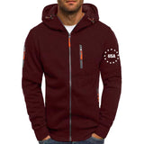 Men's Casual Zip-Up Hoodie Jacket 59204205X