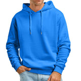 Men's Solid Color Plus Velvet Casual Pullover Sweatshirt 40062135X