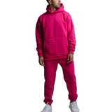 Men's Casual Street Sports Long Sleeve Pocket Hoodie Loose Sweatpants Set  20698446K