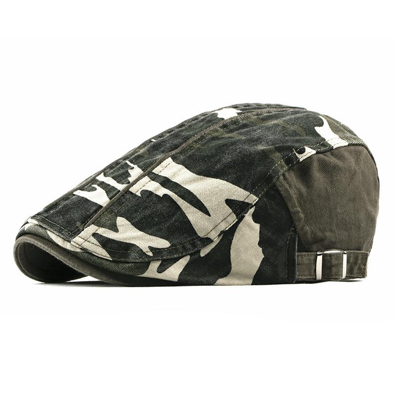 Men's Classic Stylish Camouflage Beret Hat 84629589K